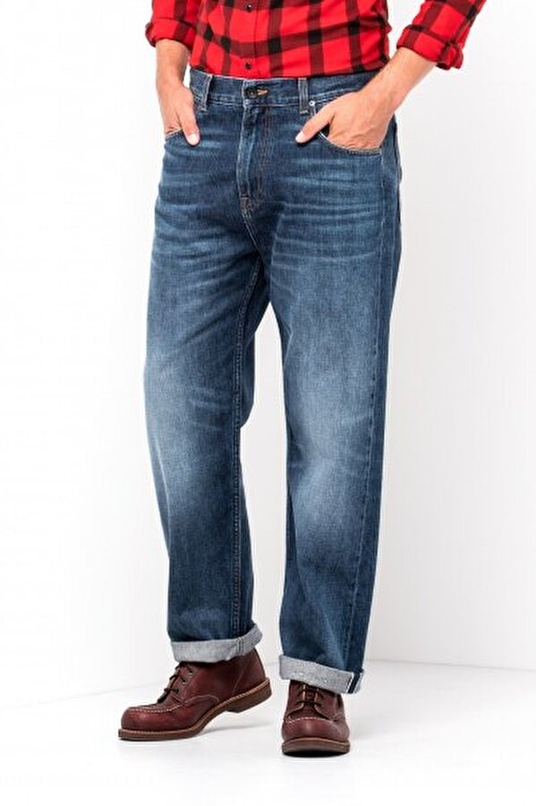 Джинси LEE Premium Selvedge Loose Straight (L72WFBHK) Темно-синій