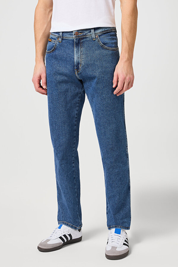 Джинсы Wrangler Texas Regular Fit (112126054) Синий