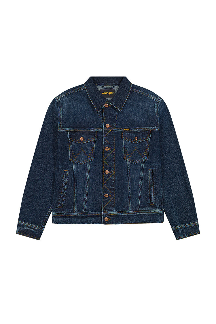 Куртка джинсовая Wrangler Classic Jacket Regular Fit (112362651) Синий