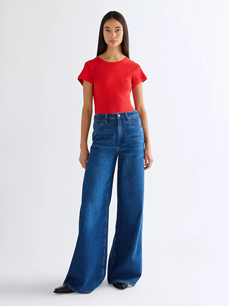 Джинси Wrangler CANYON Loose Fit (112378704) Блакитний