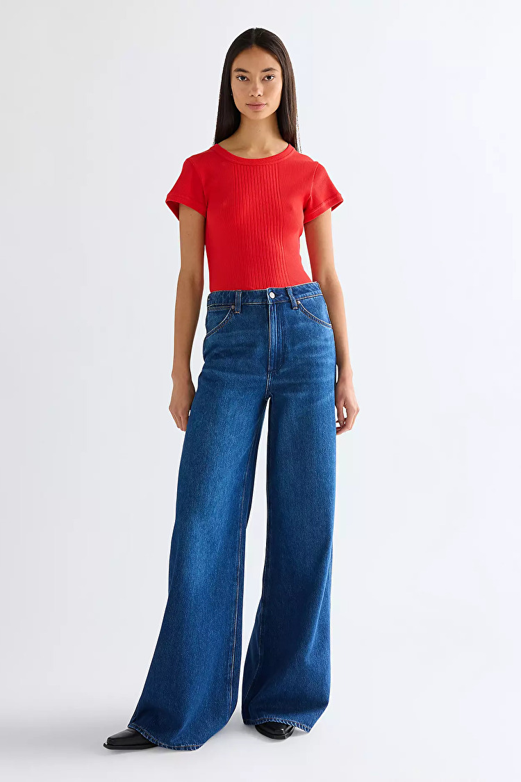 Джинси Wrangler CANYON Loose Fit (112378704) Блакитний