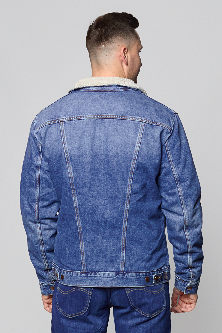 Шерпа Wrangler 124MJ Sherpa Regular Fit (W4MSUG10K) Голубой