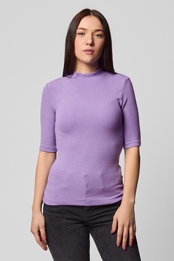 Футболка LEE Ribbed Tee Slim Fit (L40IRDTI) Лиловый