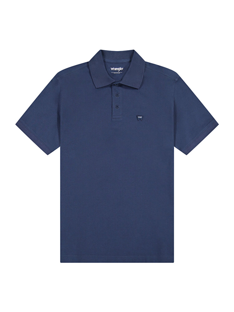Поло Wrangler Polo shirt Regular Fit (112377978) Синий
