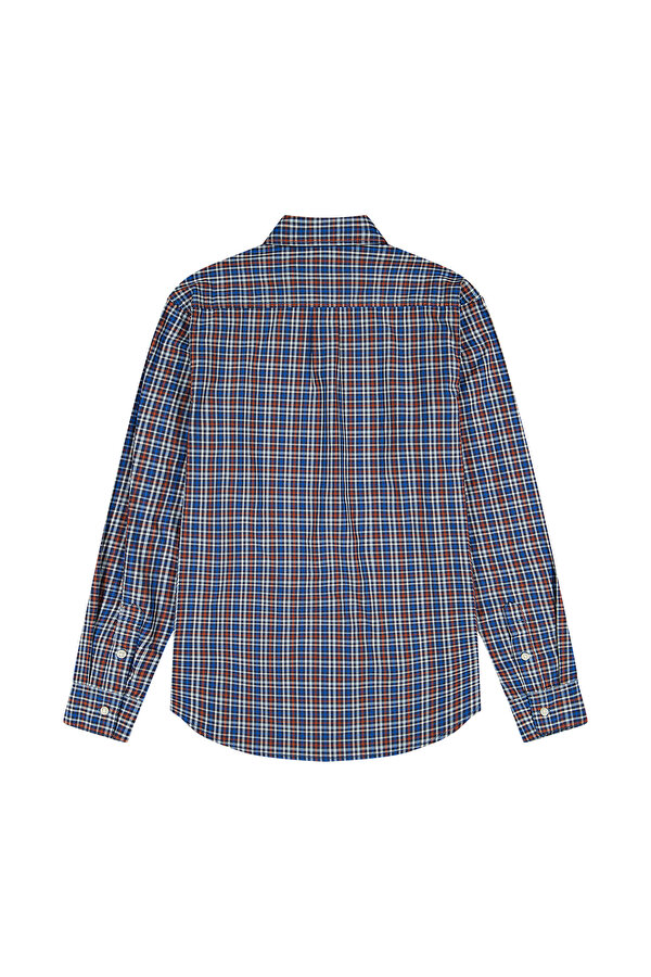 Сорочка Wrangler 1 PKT POPLIN SHIRT Regular Fit (112371403) Синій