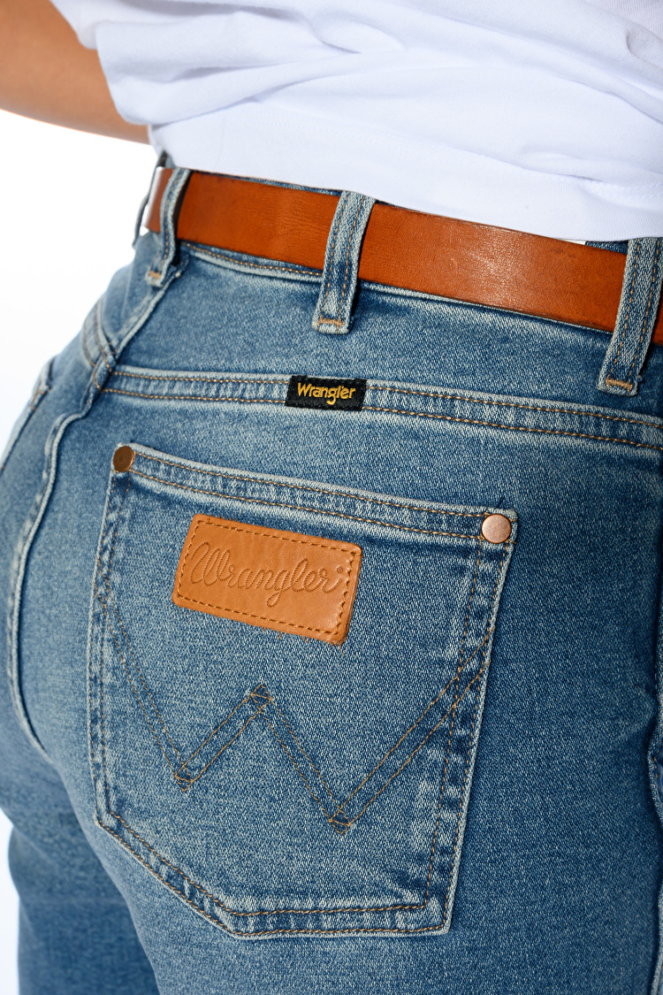 Джинси Wrangler Retro Skinny Skinny Fit (W253UN21Y) Синій