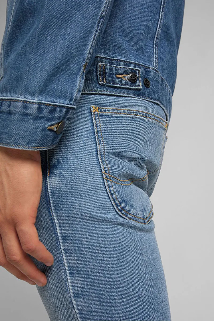 Куртка джинсовая LEE Rider Regular Fit (L89ZLJPI) Синий