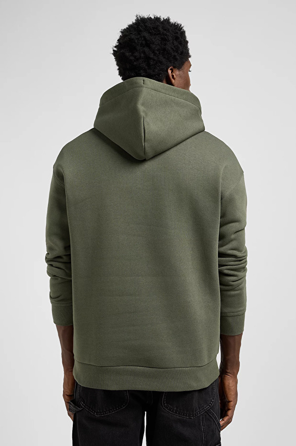 Худи LEE WW ESSENTIAL HOODIE Relaxed Fit (112372358) Зеленый