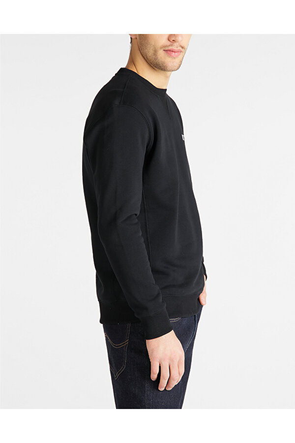 Свитшот LEE PATCH CREW SWS Regular Fit (112121791-L81ITJ01) Черный