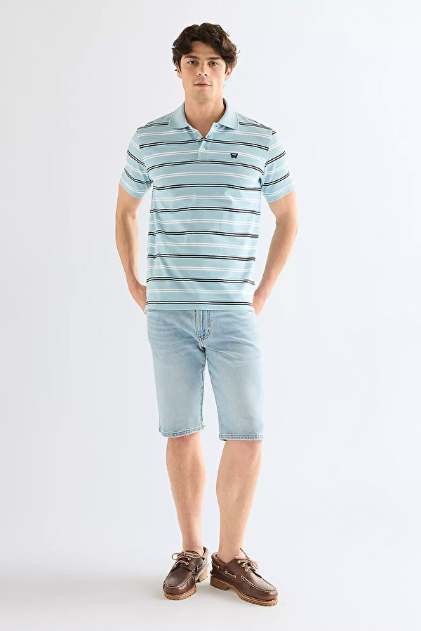 Шорти Wrangler Colton Shorts Regular Fit (112377840) Блакитний
