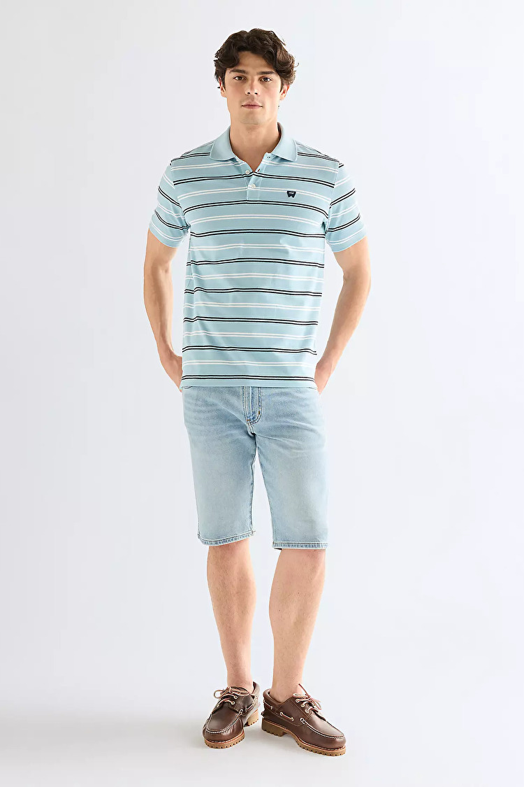 Шорти Wrangler Colton Shorts Regular Fit (112377840) Блакитний