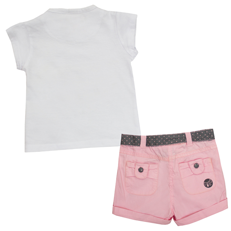 Костюм : Футболка и шорты Losan Mc baby girls (018804104/001) Белый