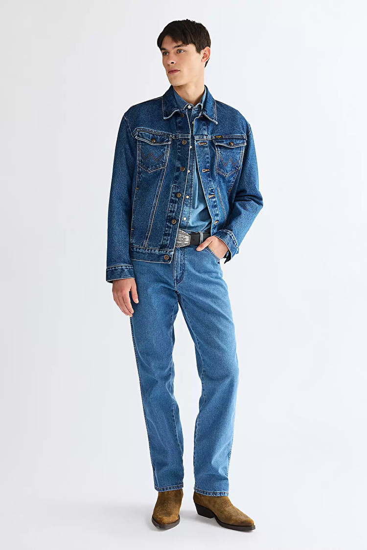 Джинсы Wrangler Texas Regular Fit (112358204) Голубой