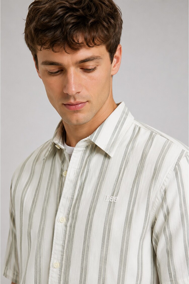 Рубашка LEE SS LEE SHIRT Regular Fit (112376570) Бежевый