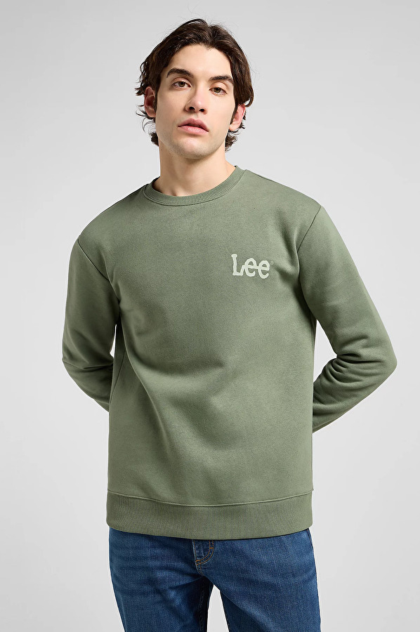 Свитшот LEE WOBBLY LEE SWS Regular Fit (112371911) Зеленый