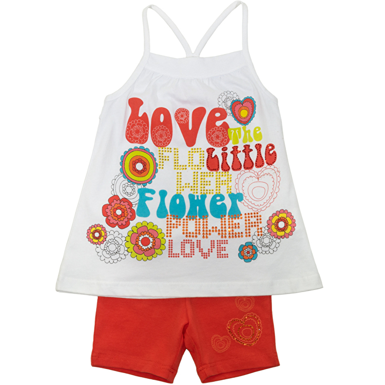 Комплект: Майка та шорти Losan Kids girls (316-8009AD/001) Білий