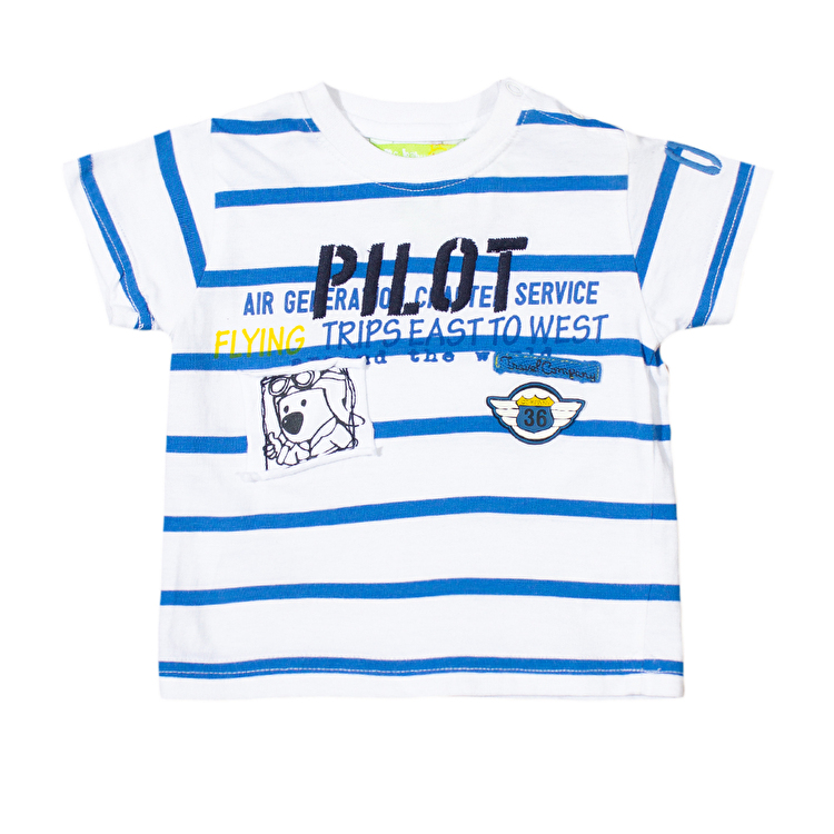 Костюм : Футболка и комбинезон Losan Mc baby boys (017804803/001) Синий с белым