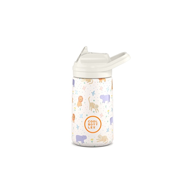 Термопляшка дитяча з силіконовим носиком COOL BOTTLES Roar time 350 мл. (0415V)