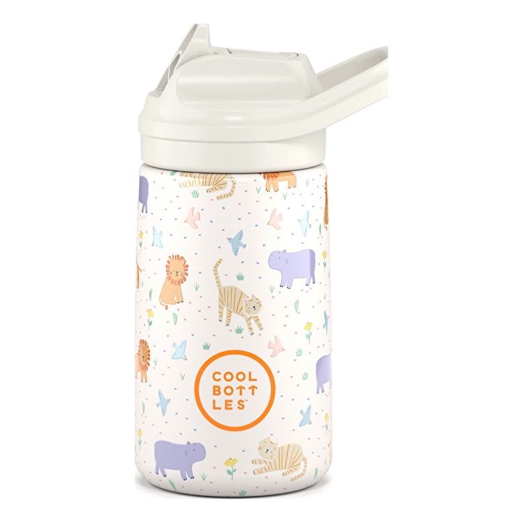 Термобутылка детская с силиконовым носиком COOL BOTTLES Roar time 350 мл. (0415V)