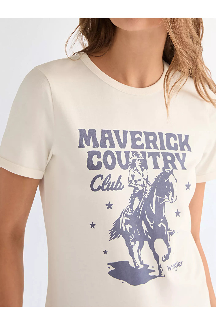 Футболка Wrangler Ringer Tee Slim Fit (112378089)
