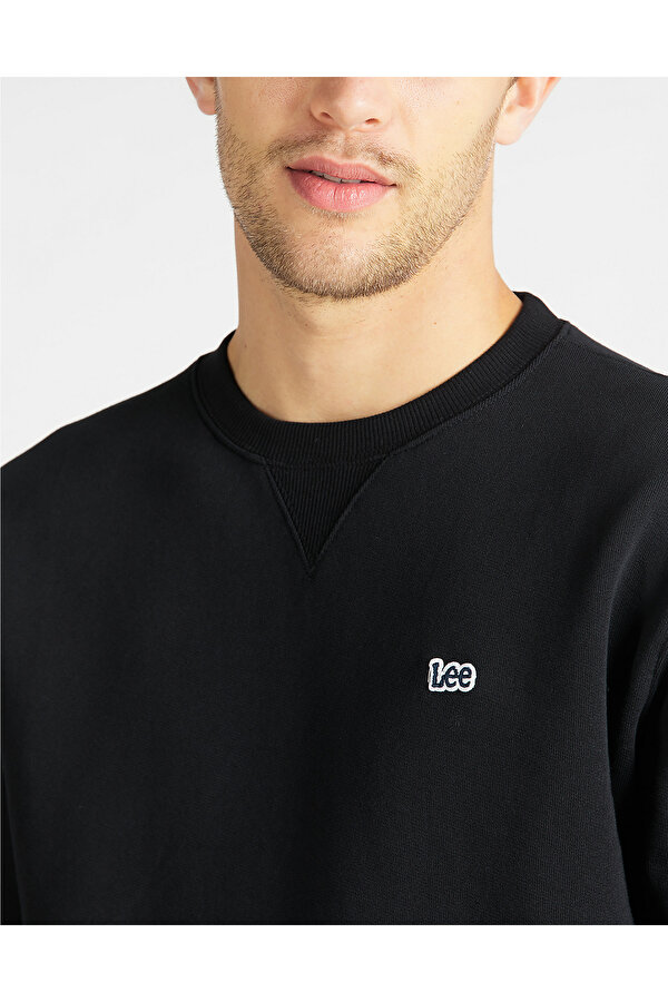 Свитшот LEE PATCH CREW SWS Regular Fit (112121791-L81ITJ01) Черный