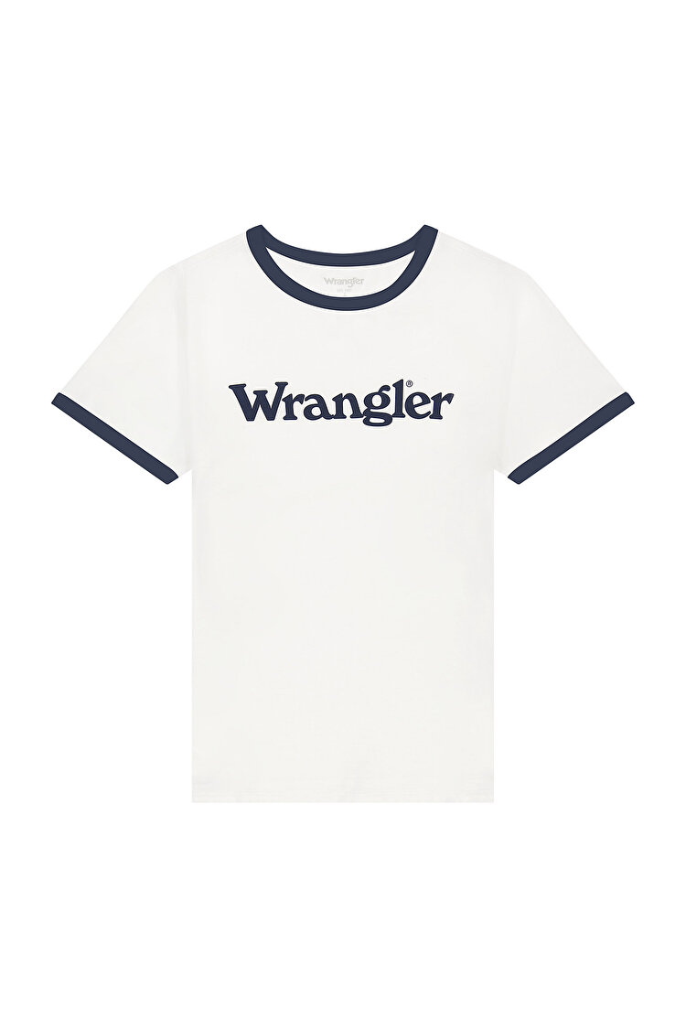Футболка Wrangler Ringer Tee (112362321) Белый