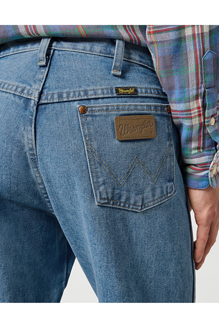 Джинси Wrangler 13MWZ Boot Fit (112358497) Блакитний