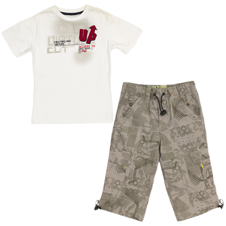 Комплект: Футболка та шорти Losan Mc baby boys (015802203/001) Білий