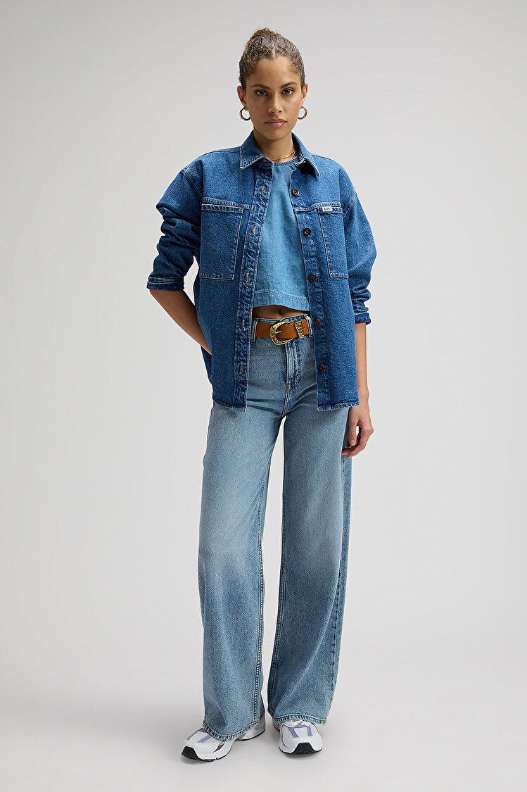 Джинси LEE STELLA Regular Fit (112346641) Блакитний