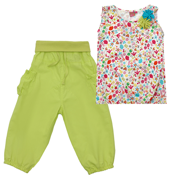 Костюм: Майка и брюки Losan Mc baby girls (016800804/150) Разноцветный