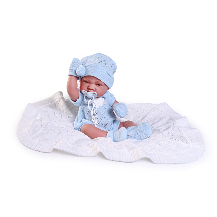 Пупс Recien Nacido con toquilla de punto 42 см ANTONIO JUAN (50063)