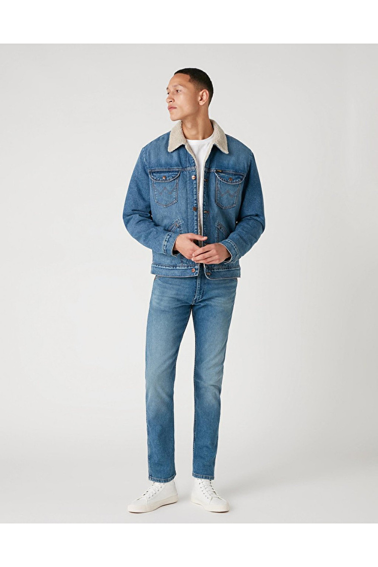 Шерпа Wrangler 124MJ Sherpa Regular Fit (W4MSUG10K) Голубой