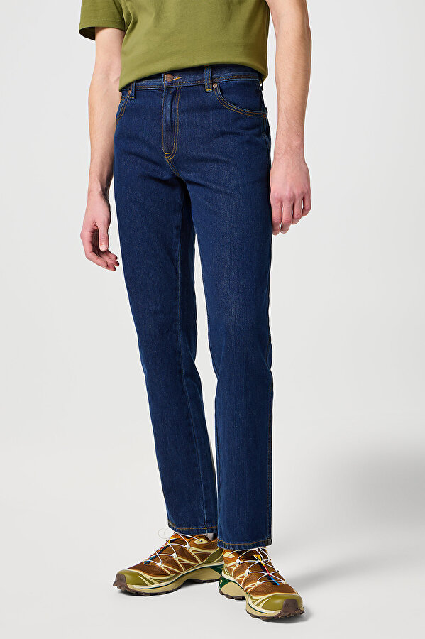 Джинсы Wrangler Texas Regular Fit (112126032) Темно-синий