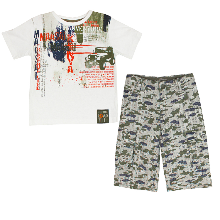 Комплект: Футболка та шорти Losan Mc baby boys (115-8018AC/001) Білий