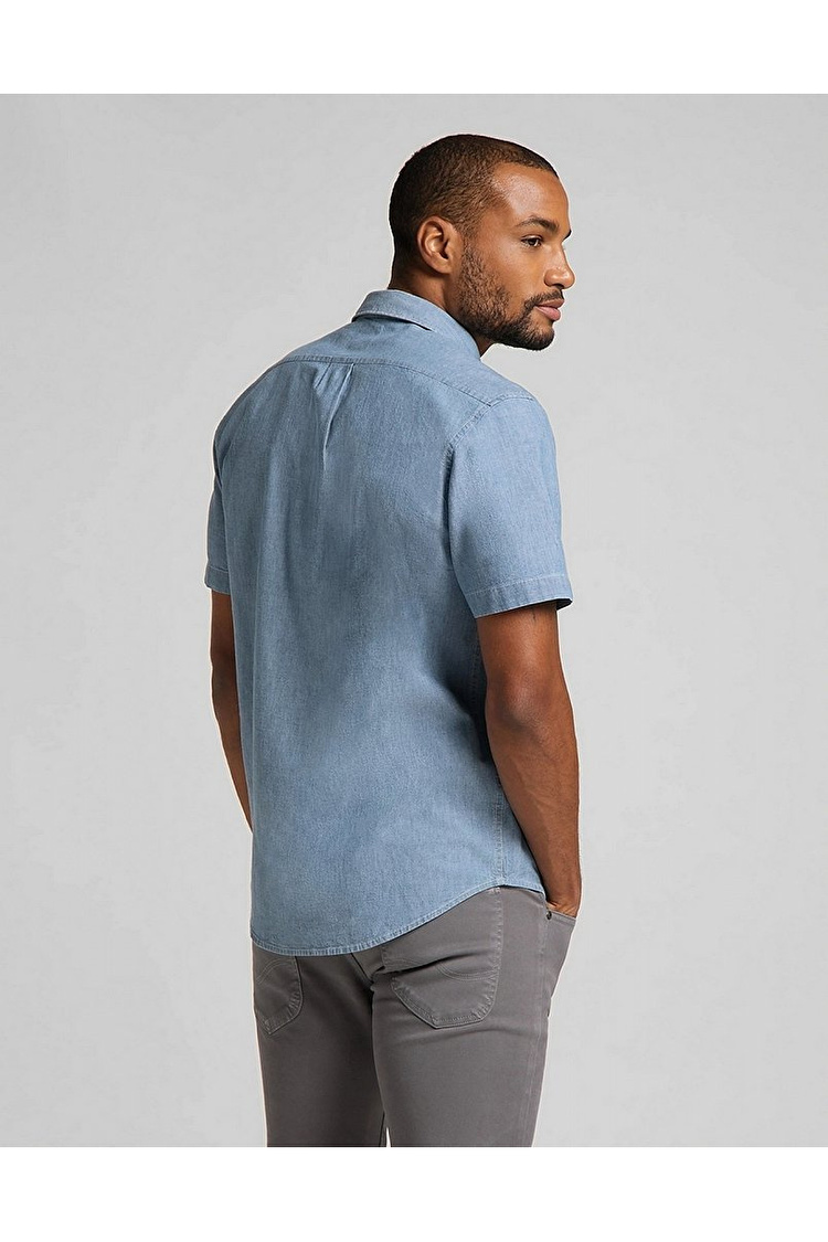 Сорочка LEE LEE BUTTON DOWN SS Regular Fit (L886QMQE) Блакитний