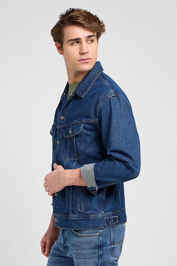 Куртка джинсова LEE RELAXED RIDER JACKET Relaxed Fit (112371312) Синій