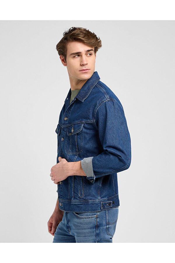 Куртка джинсова LEE RELAXED RIDER JACKET Relaxed Fit (112371312) Синій