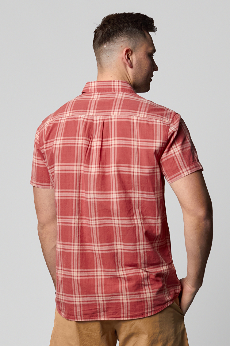 Сорочка Wrangler SS 1 PKT SHIRT Regular Fit (W5J6OEXER) Червоний