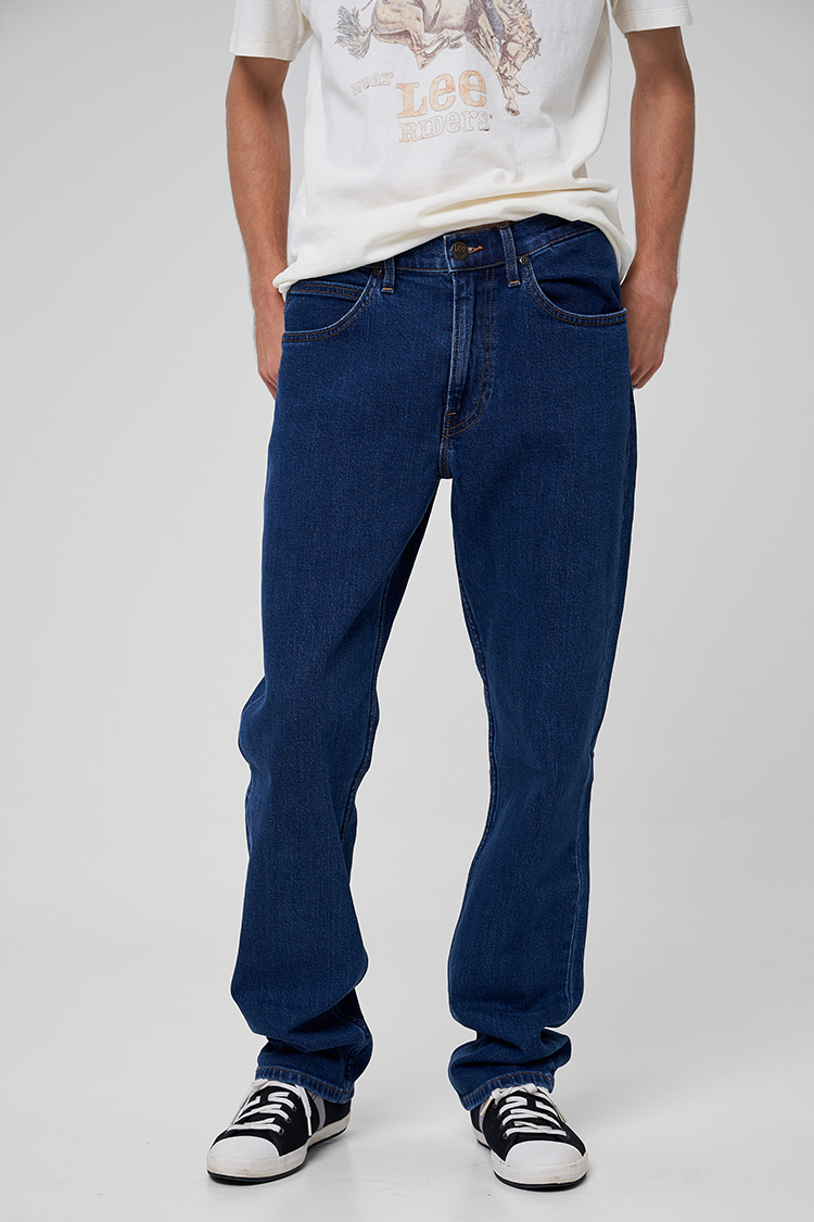 Джинси LEE Brooklyn Straight Regular Fit (L452JXXG) Темно-синій