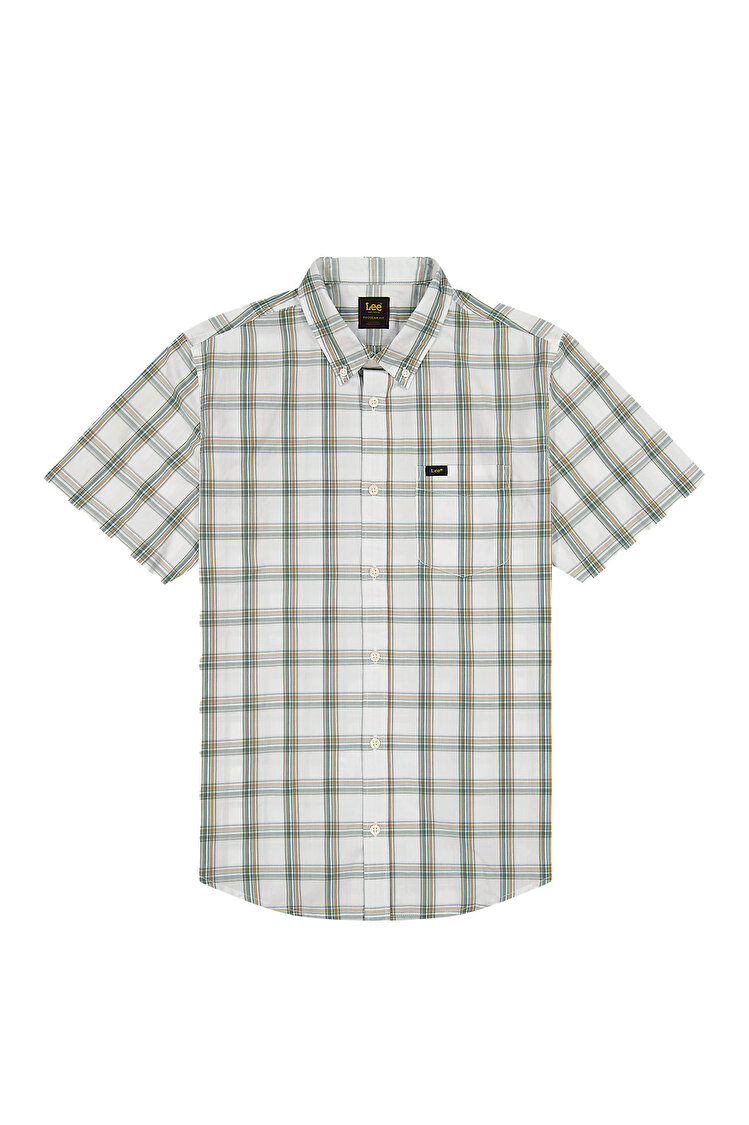 Рубашка LEE LEE BUTTON DOWN SS Regular Fit (112376552) Зеленый