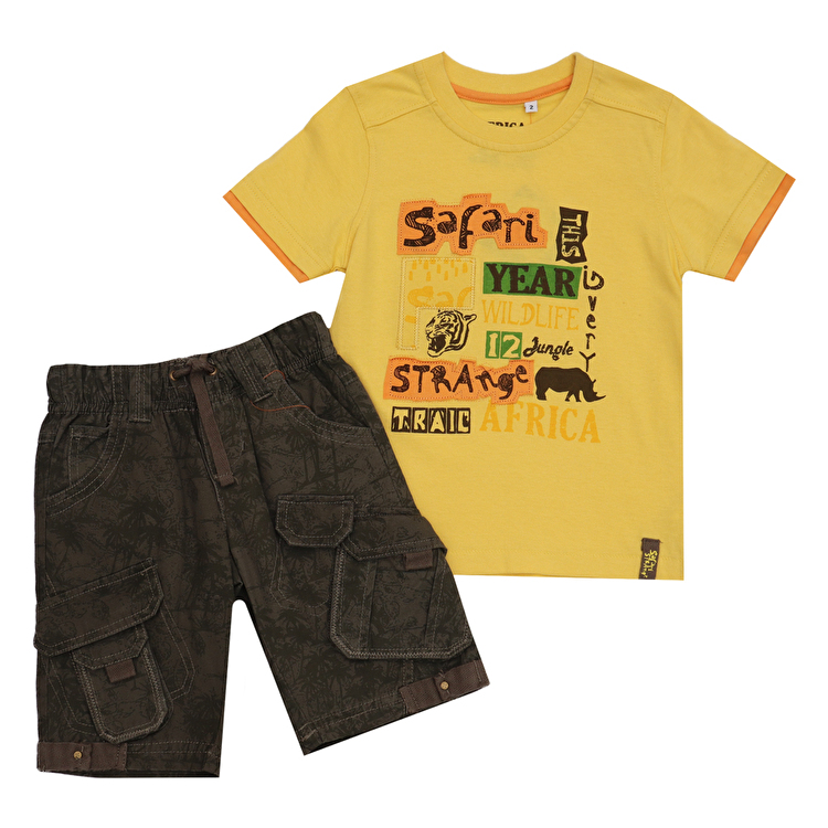Костюм : Футболка и шорты Losan Mc baby boys (015802403/11) Желтый