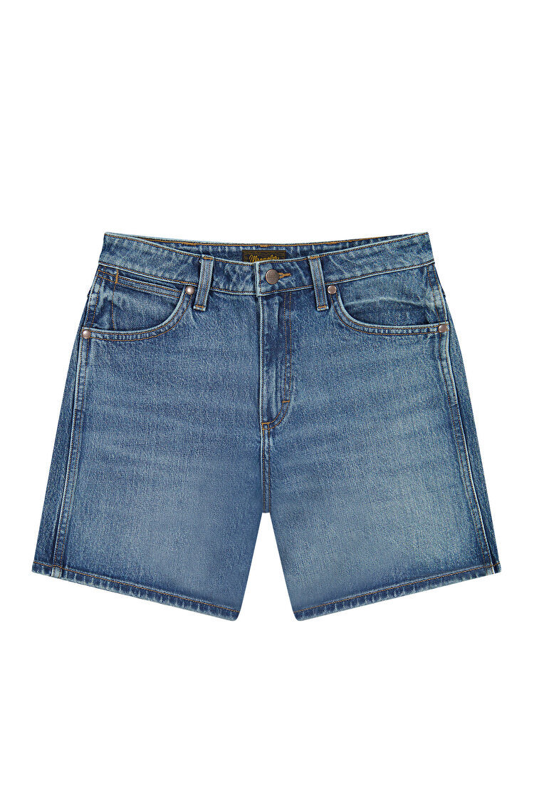 Шорты Wrangler COWBOY SHORT 5 INCH Relaxed Fit (112378216) Голубой