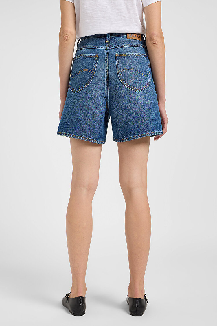 Шорты LEE Stella Short Ink Pool (112364098) Голубой