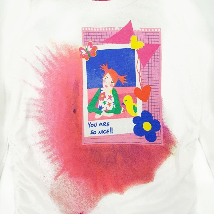 Футболка з довгим рукавом AGATHA RUIZ DE LA PRADA Agatha baby (7CA0648) Білий