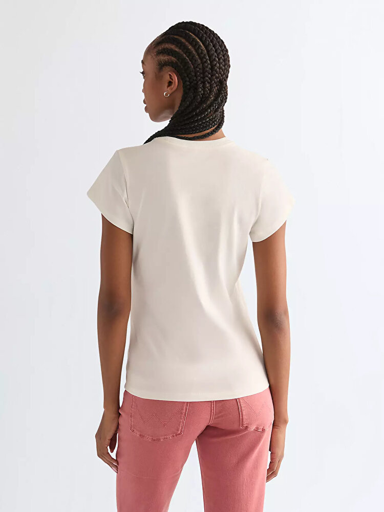 Футболка Wrangler SHRUNKEN BAND TEE Slim Fit (112378024) Белый