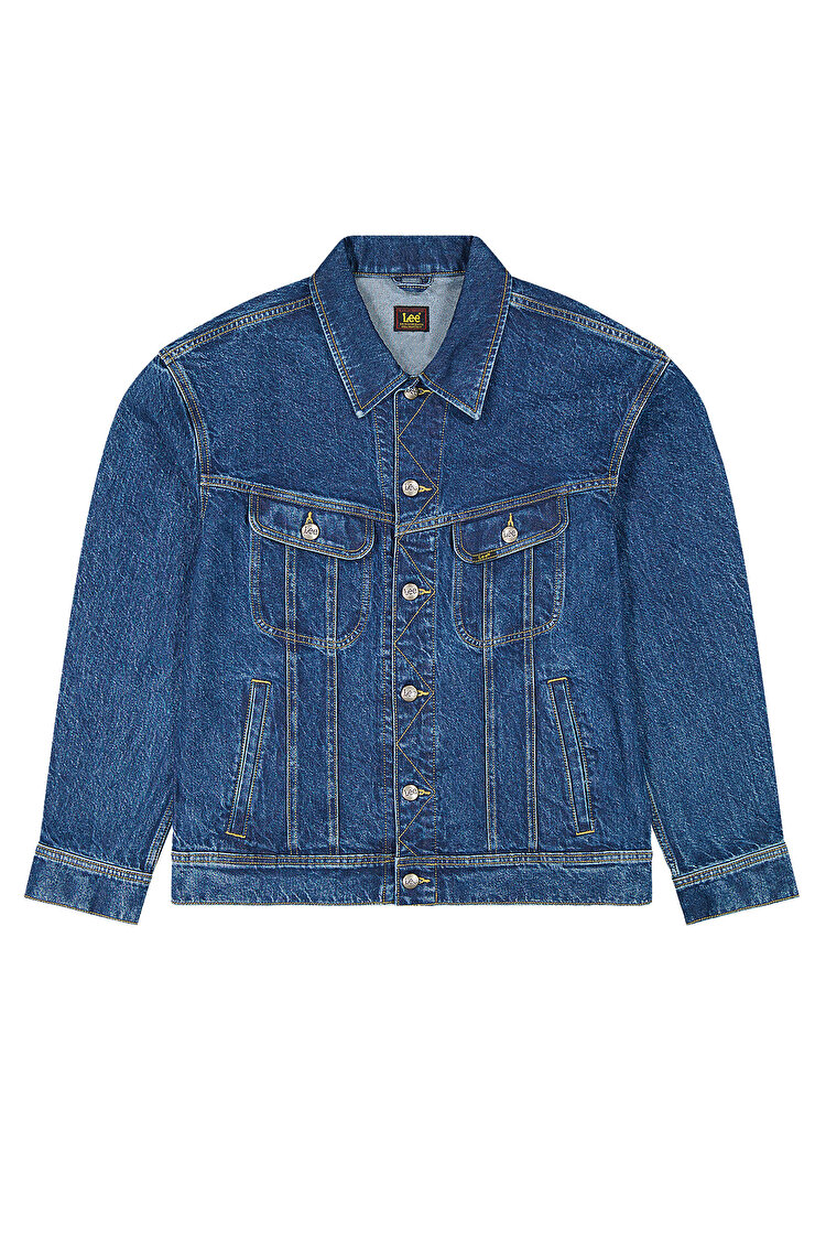 Куртка LEE RELAXED RIDER JACKET Relaxed Fit (112376444) Синій
