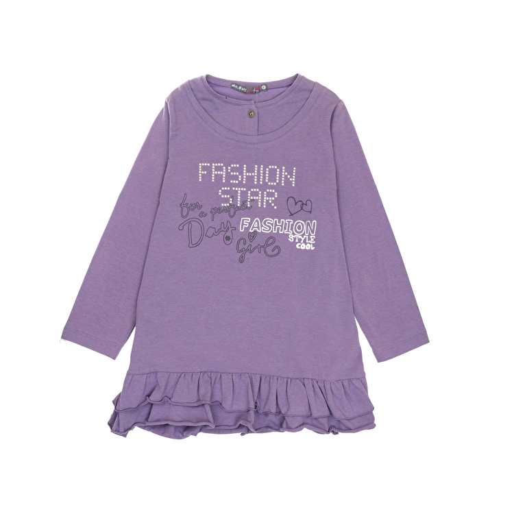 Комплект: Сукня, колготи Losan Mc baby girls (026-8035AD/558) Бузковий