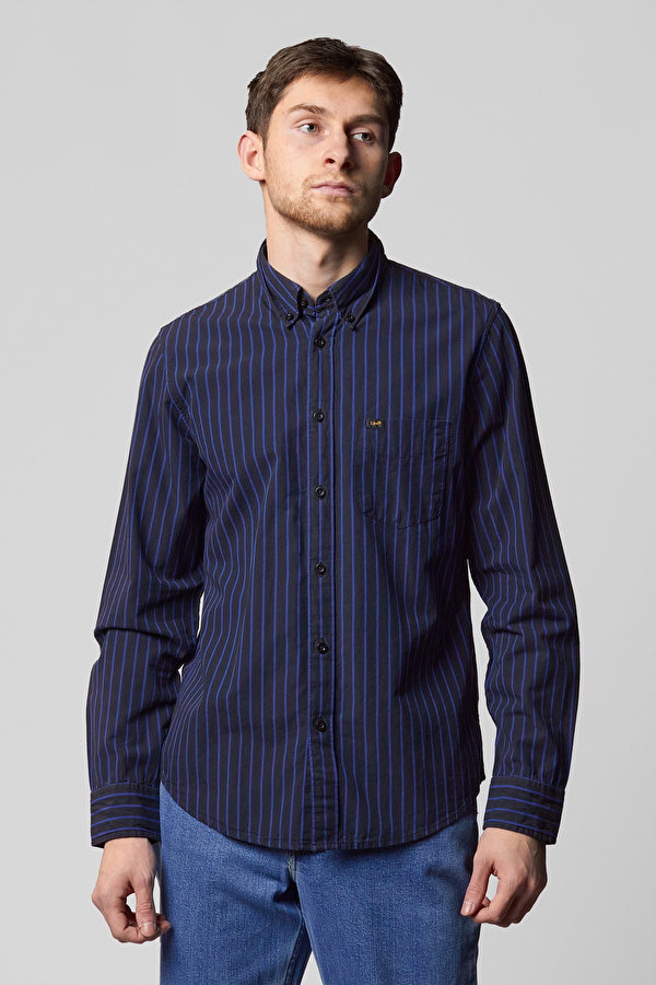Сорочка LEE Button Down Shirt Regular Fit (L880ZMSJ) Темно-синій