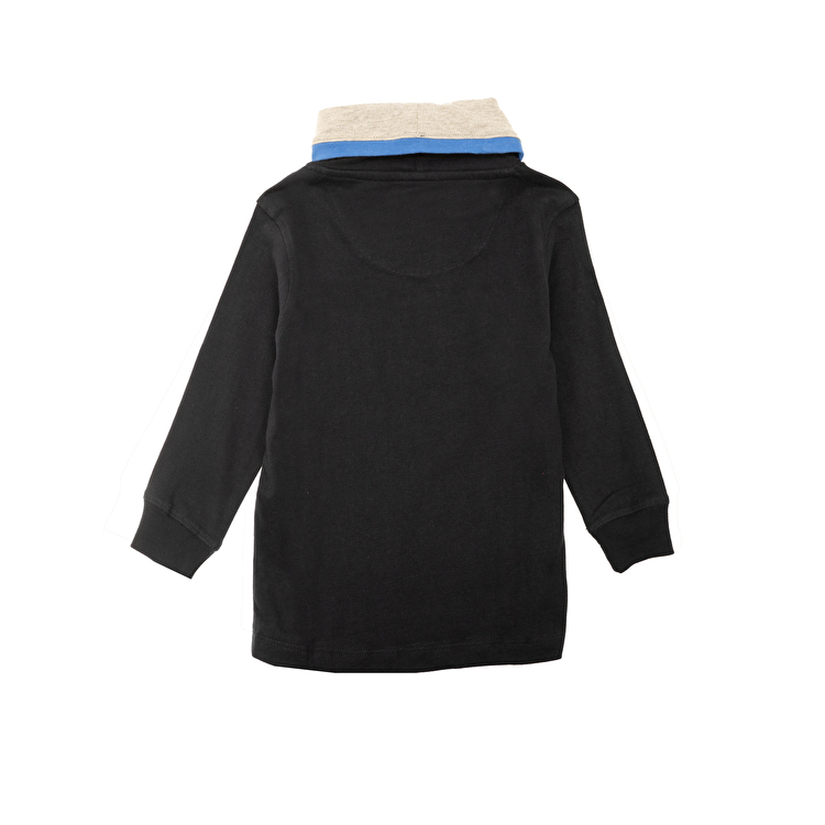 Гольф Losan Kids boys (525-1015AC/32) Чорний з блакитним