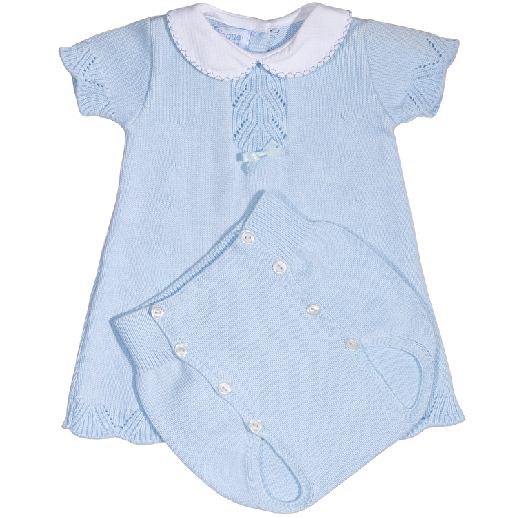 Комплект: Сукня, трусики FOQUE Bebe (5328) Блакитний